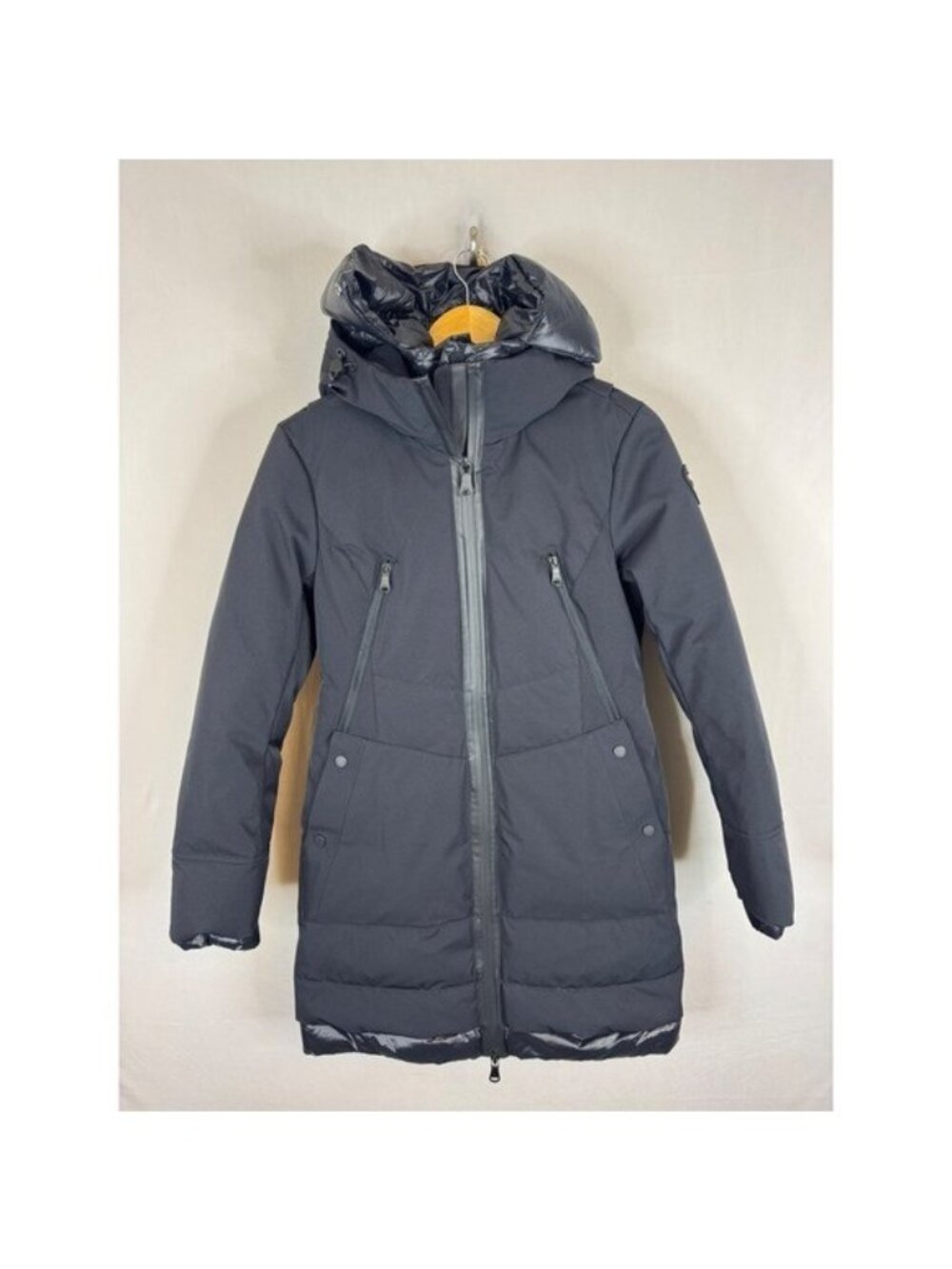 Pajar Canada Rimi Black Parka Hooded Winter Coat P2N793F2NT Small